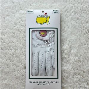 Brand new Masters White Premium Cabretta Leather Golf Glove